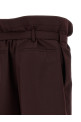 'Paper-Bag' pants Purple
