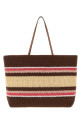 Multicolor rafia and cotton shopping bag MIU MIU (5BG228VOO12DO3)
