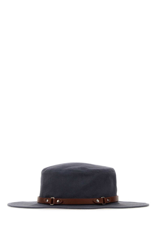 Navy blue drill hat MIU MIU (5HC5112G8G)