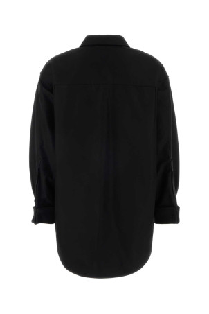 Black gabardine shirt Black BALENCIAGA (872318TUP18)