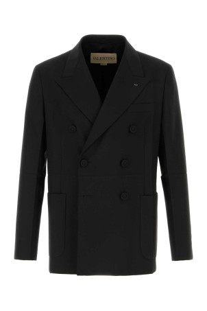 Black wool blazer Black VALENTINO GARAVANI (8V0CEK33BDW)