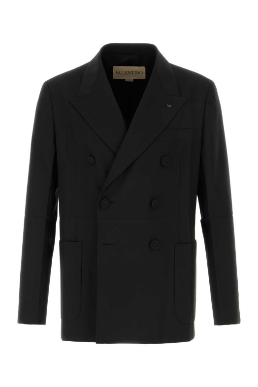 Black wool blazer Black VALENTINO GARAVANI (8V0CEK33BDW)