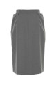 Grey wool skirt JIL SANDER (J03MA0287J40249)