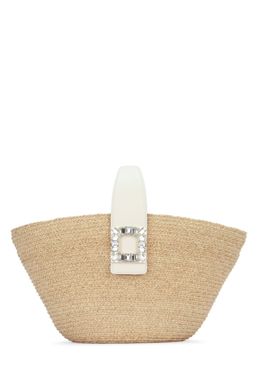 VIV' SKATE TOP HANDLE STRAW BAG ROGER VIVIER (RBWAOKJ0200V7O)