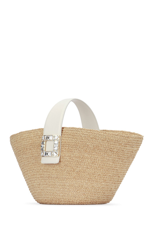 VIV' SKATE TOP HANDLE STRAW BAG ROGER VIVIER (RBWAOKJ0200V7O)
