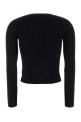 Black viscose blend cardigan Black LOEWE (S540Y16K97)