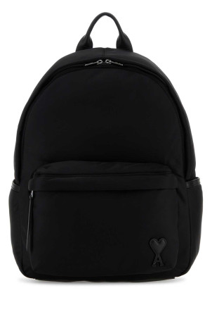 Black canvas backpack AMI (ULL728AW0001)