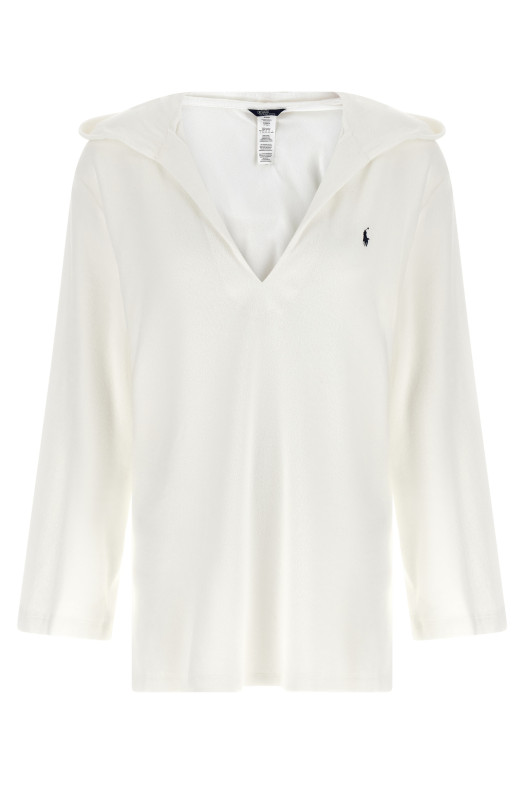 Hooded sweater White