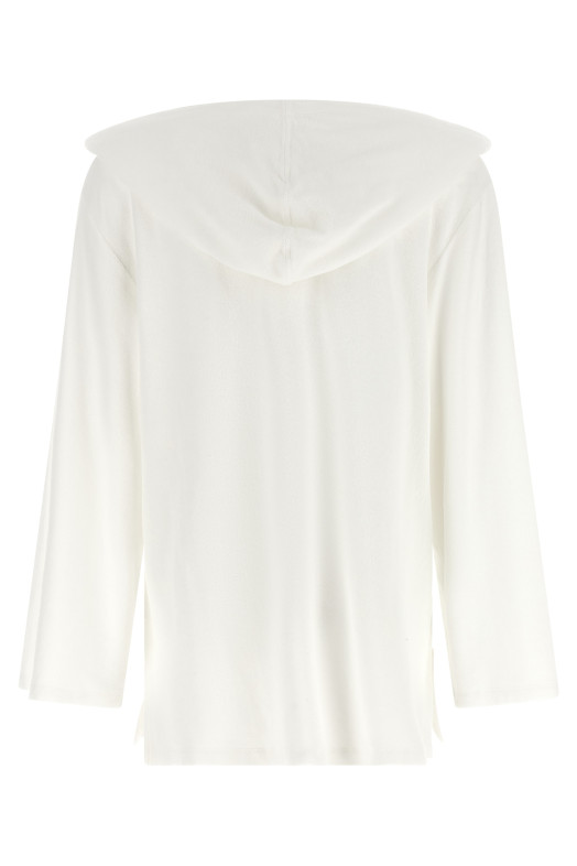 Hooded sweater White