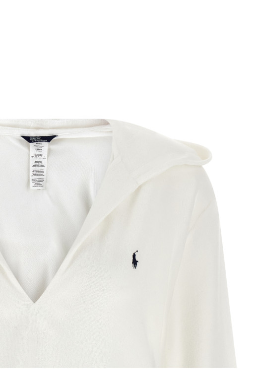 Hooded sweater White