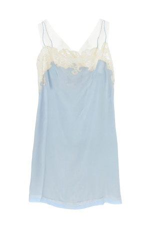 'Taped' dress BLUE