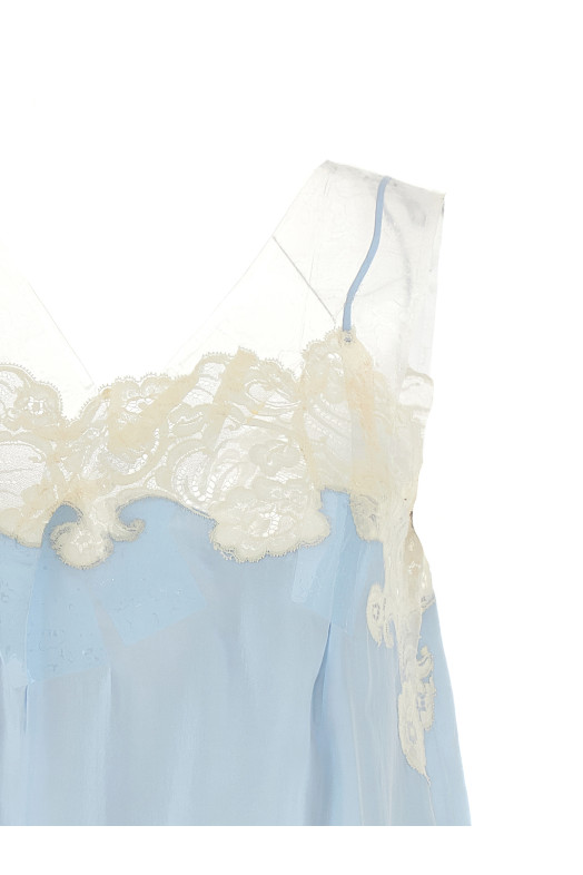 'Taped' dress BLUE