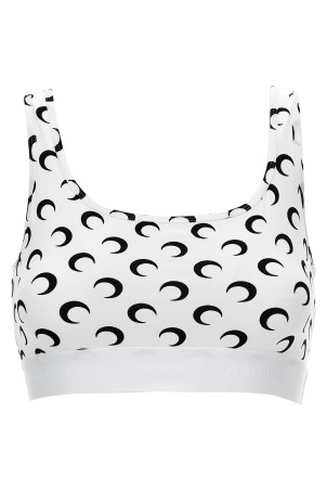 'Moon' sporty top Black-grey