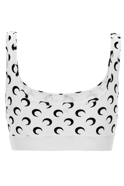 'Moon' sporty top Black-grey