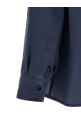 Viscose and silk shirt Blue