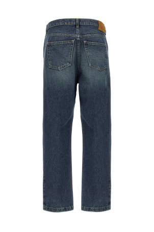 Джинсы с эффектом «стоун-вош», синие DENIMBLUMEDIOBLU