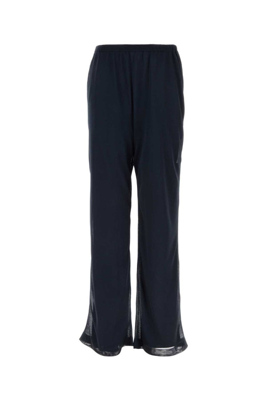 Темно-синие брюки из полиэстера Blue SALVATORE FERRAGAMO (13I118793187)