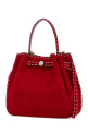 Red suede Romy bucket bag Red TORY BURCH (183220)
