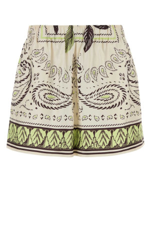 Printed silk shorts TORY BURCH (183754)