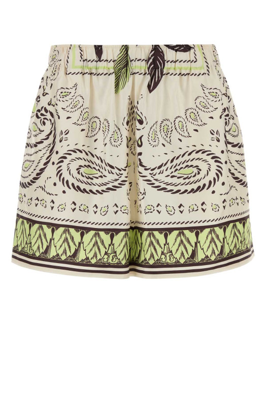 Printed silk shorts TORY BURCH (183754)