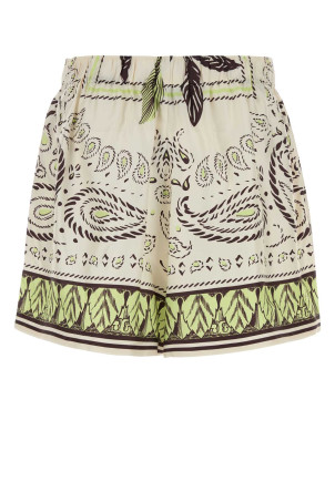 Printed silk shorts TORY BURCH (183754)