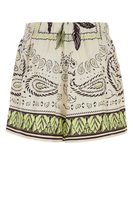 Printed silk shorts TORY BURCH (183754)