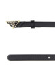 Black leather belt Black PRADA (1CC6212CYR)