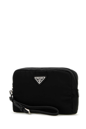 Black nylon beauty case Black PRADA (1NS021R067)