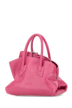 Міні-сумочка La Passeggiata з фуксієвої шкіри від THE ATTICO (260WAH00063LBT003PR)