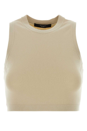 Sand knit Bombo crop-top WEEKEND (2615361023600)