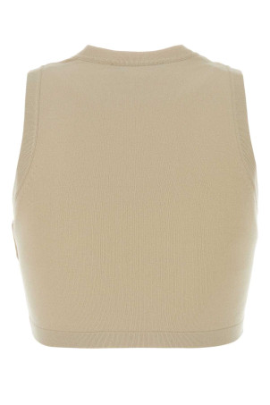 Sand knit Bombo crop-top WEEKEND (2615361023600)