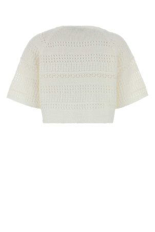 Белый трикотажный топ Orche WEEKEND (2615361033600) WEEKEND MAX MARA