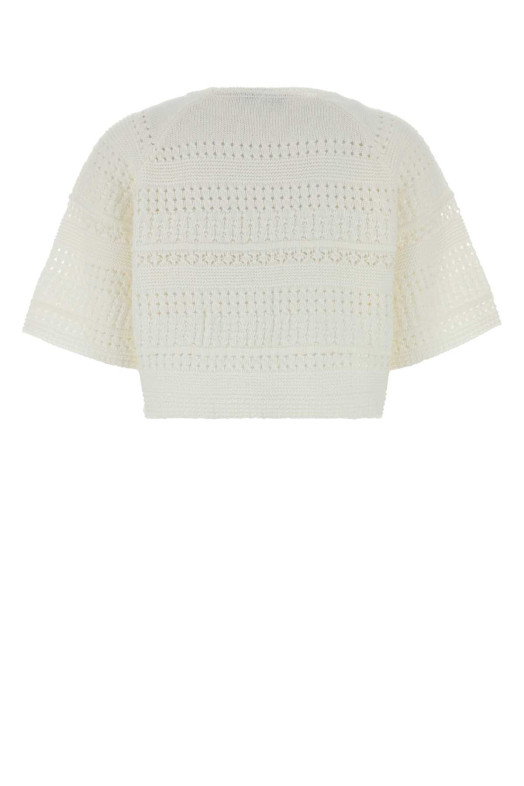 Белый трикотажный топ Orche WEEKEND (2615361033600) WEEKEND MAX MARA