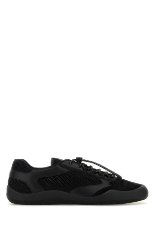 Black leather and mesh Speedrock sneakers Black PRADA (2EE468FG0003ZM0)