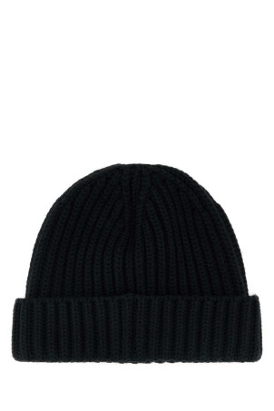 Black wool beanie hat Black PRADA (2HC3902DZL)