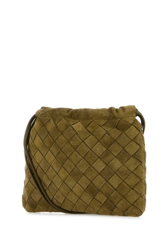 Army green suede crossbody bag BOTTEGA VENETA (816987V1QE0)