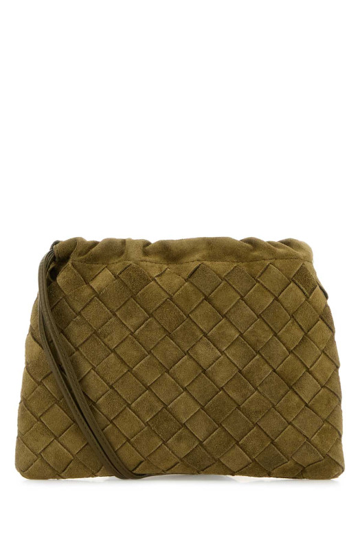 Army green suede crossbody bag BOTTEGA VENETA (816987V1QE0)