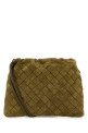 Army green suede crossbody bag BOTTEGA VENETA (816987V1QE0)
