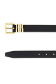 Black leather BB Editor belt Black BALENCIAGA (8468752AB4J)