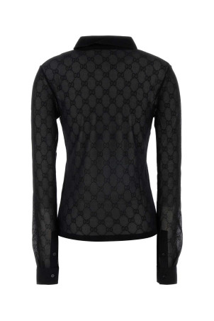 Black GG jersey shirt Black GUCCI (847852XJHMS)