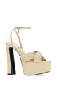 Sand leather Franciane sandals SAINT LAURENT (869730AAEHF)