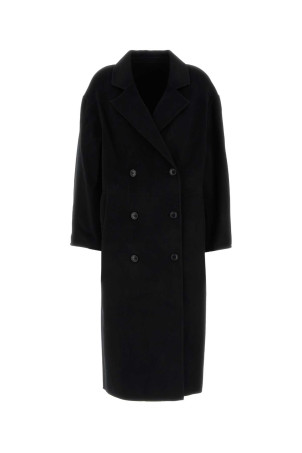 Black wool blend Borneo coat Black LOULOU DE SAISON (BORNEOLDS)