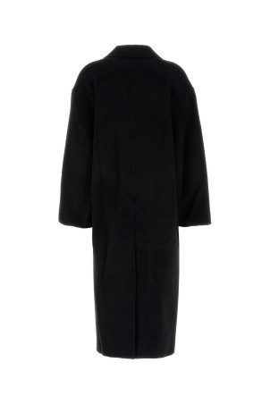 Black wool blend Borneo coat Black LOULOU DE SAISON (BORNEOLDS)