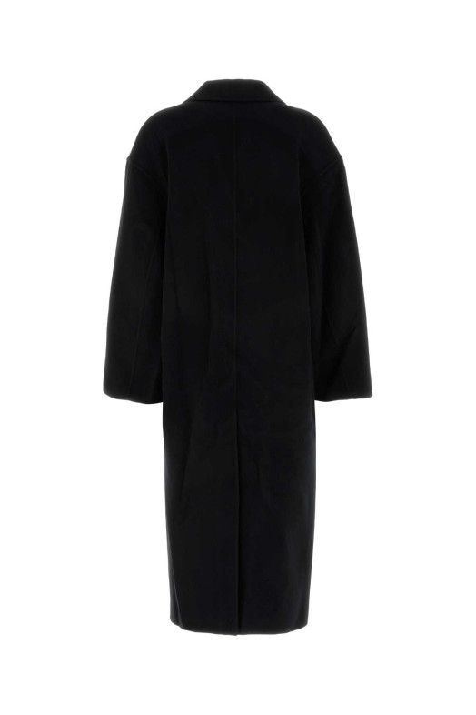 Black wool blend Borneo coat Black LOULOU DE SAISON (BORNEOLDS)
