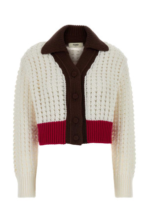 Multicolor crochet cardigan FENDI (FZE573AW4M)