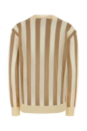 Embroidered silk blend sweater FENDI (FZXE93AW4Q)