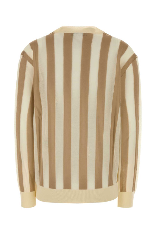 Embroidered silk blend sweater FENDI (FZXE93AW4Q)