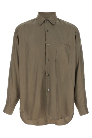 Сорочка з саржевою фактурою, сіра ST1459TAUPE