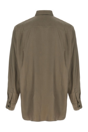 Сорочка з саржевою фактурою, сіра ST1459TAUPE