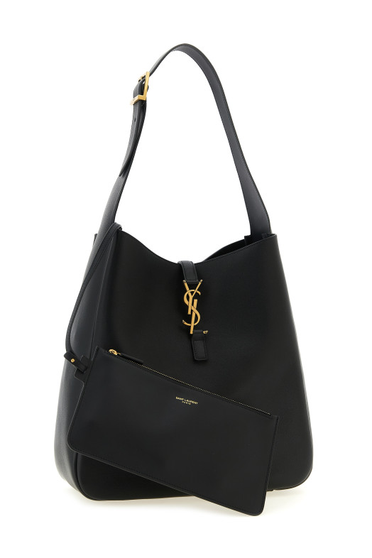 Большая сумка через плечо «Le 5 à 7», черная 850545AAAUQ1000